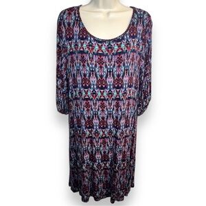 Market & Spruce Women’s Maeby Knit Dress Fuchsia Size Large
